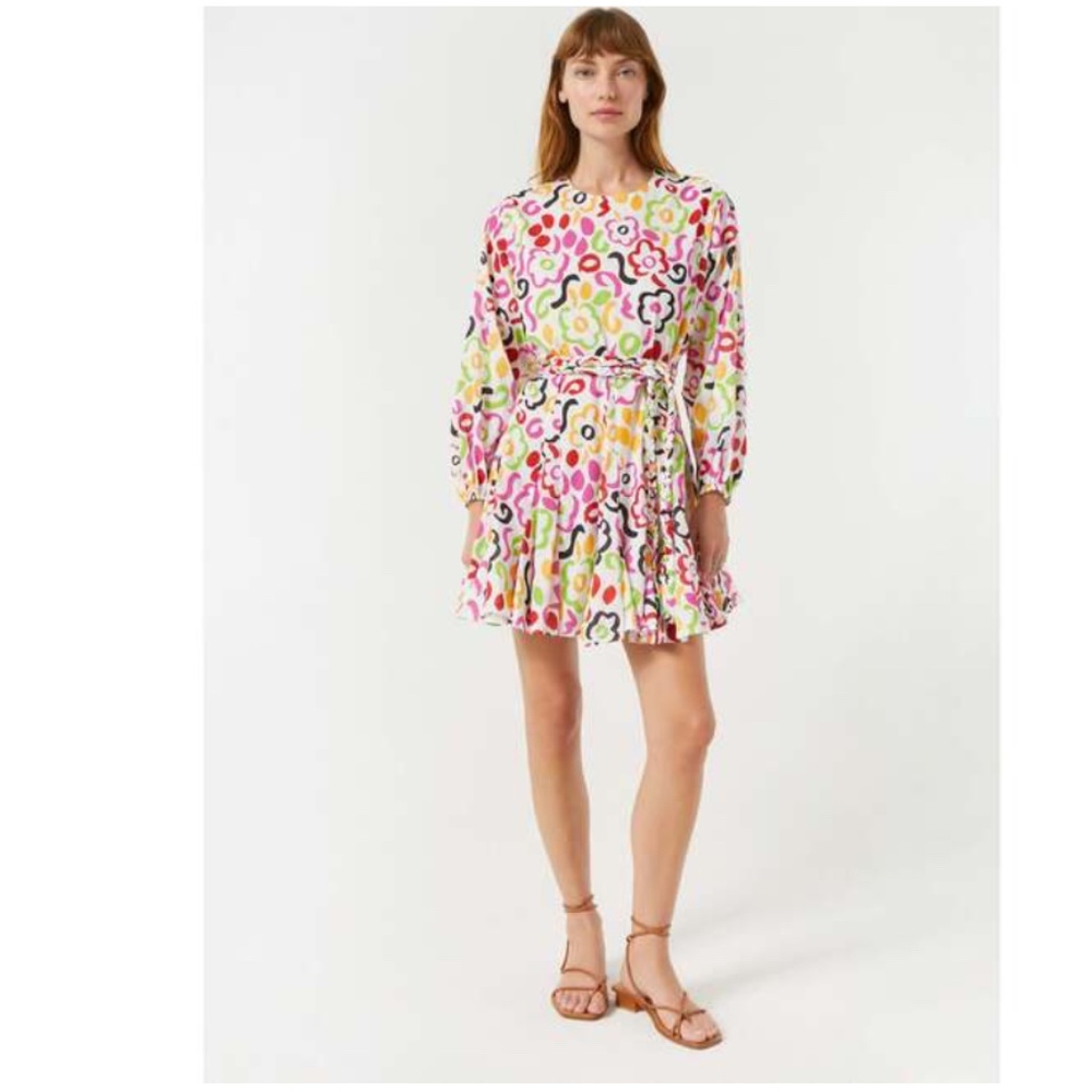 RHODE Ella dress in "Painted Bloom" print